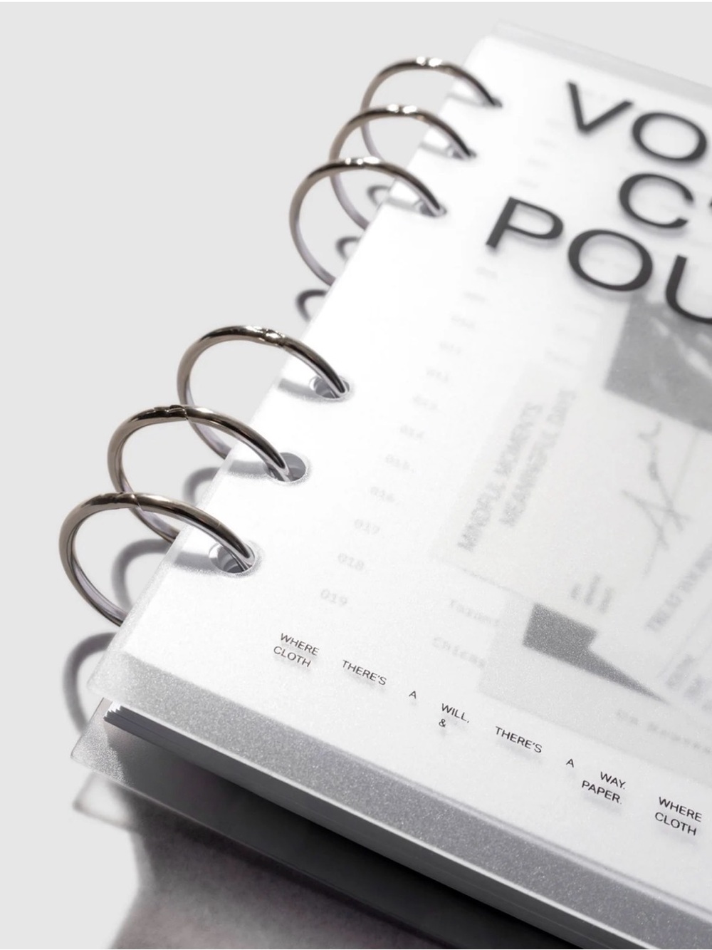 Cloth & Paper Silver 1" Planner Rings - 3-Pack - Picture 4 of 6